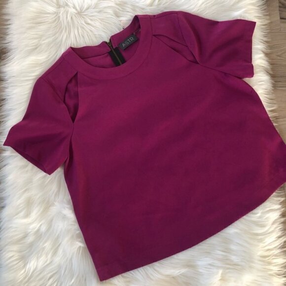 ASTR Zip-back Blouse with Cut Outs Size XS Astr the label - Picture 3 of 10